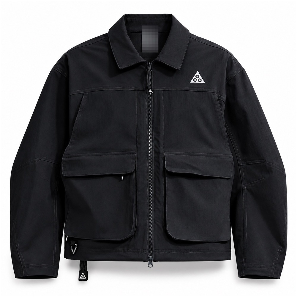 NEW Nike ACG Smith Summit Womens Canvas Jacket Black HV0583-010 Size XL NWT $235